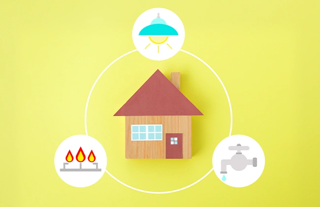 ガス・電気手続き丸投げOK